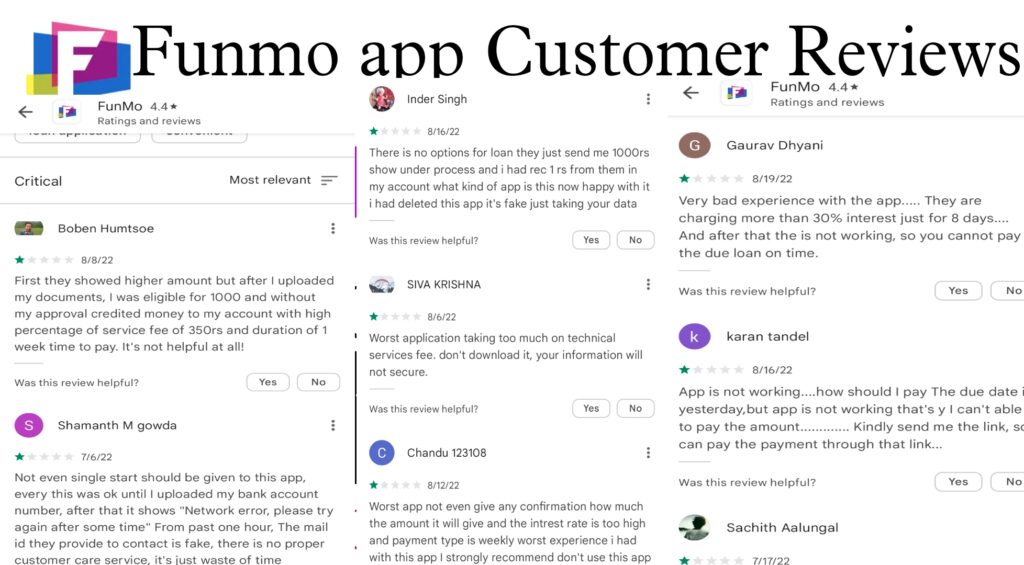 FunMo App customer reviews