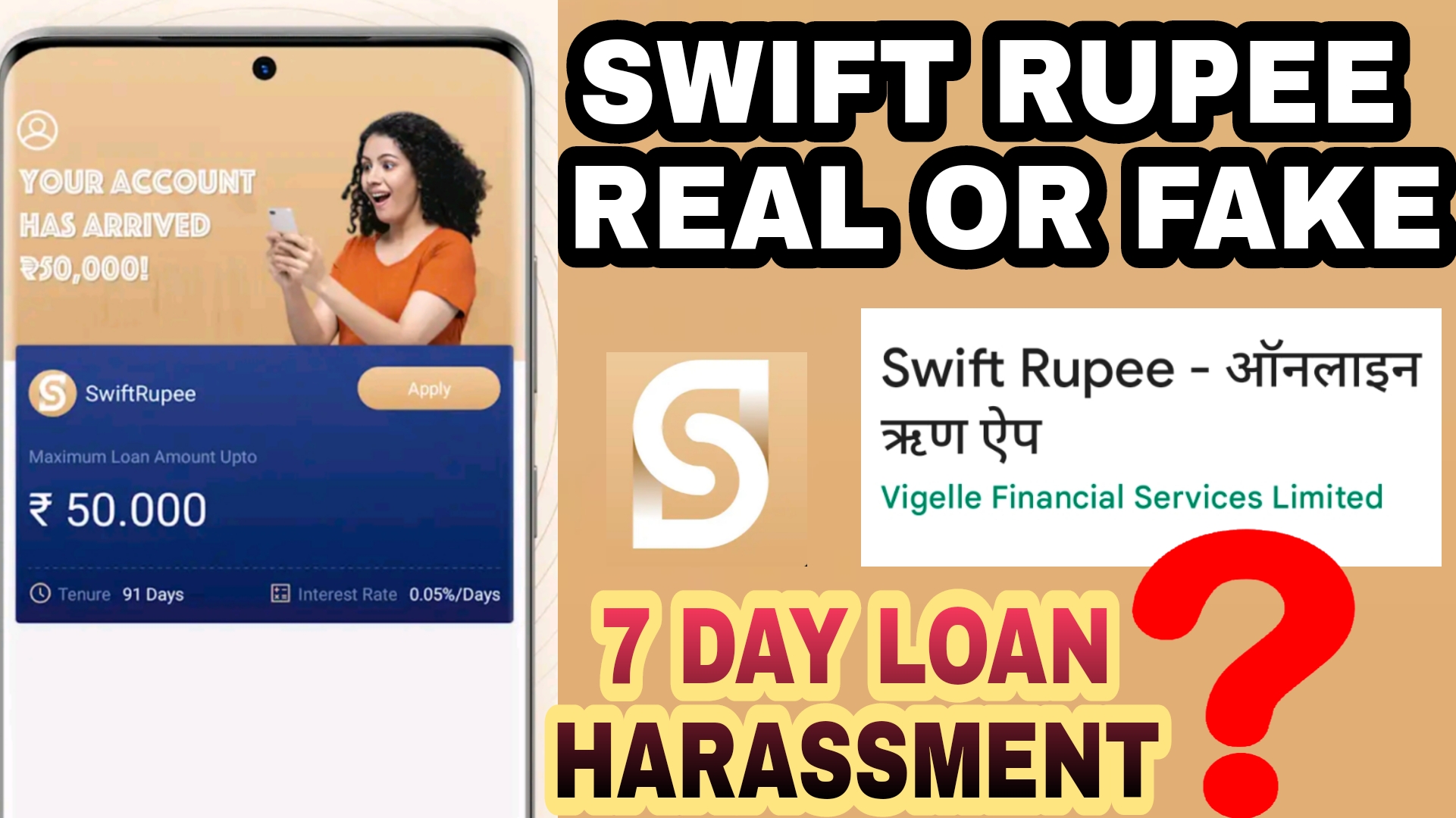 Swift Rupee Loan App Review : Swift Rupee Loan Real Or Fake - 2024