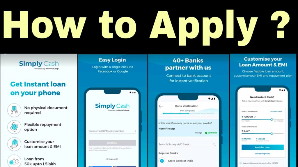 How to apply SimplyCash Personal loan