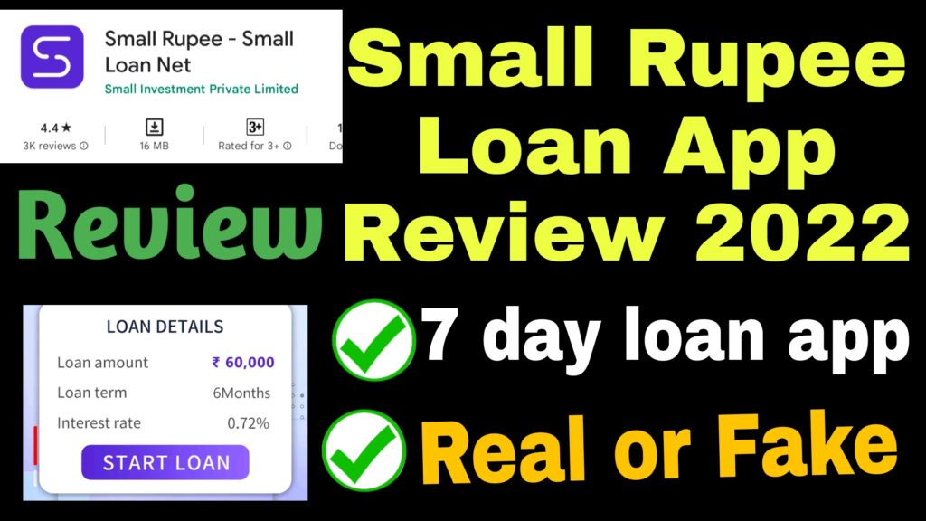 Small Rupee loan app Review